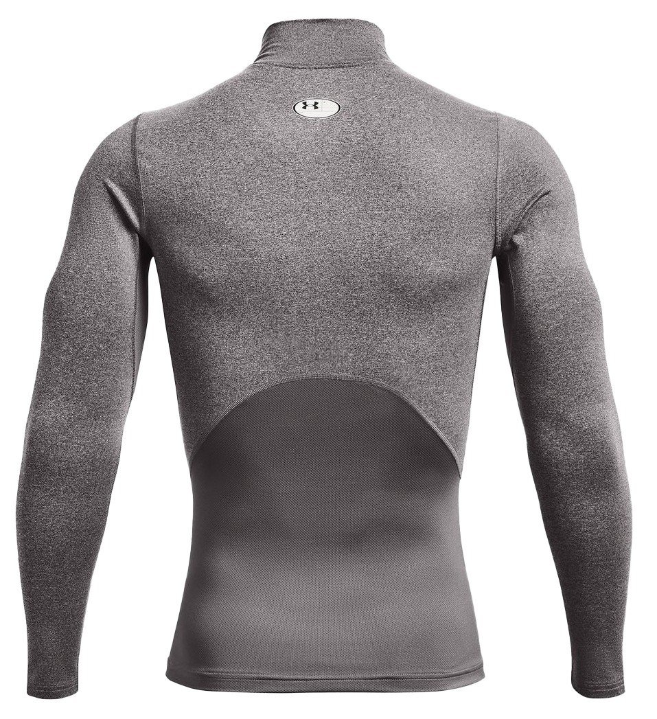 Under Armour CG Armour Fitted Mock pánske tričko, sivé