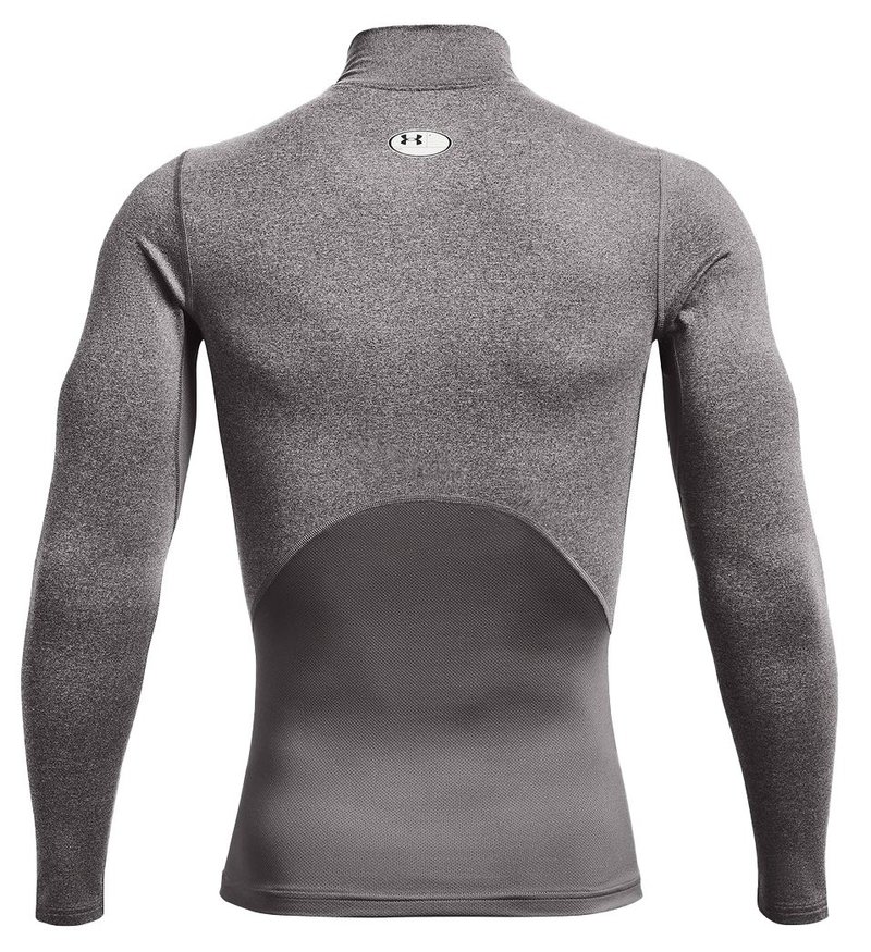 Under Armour CG Armour Fitted Mock pánske tričko, sivé