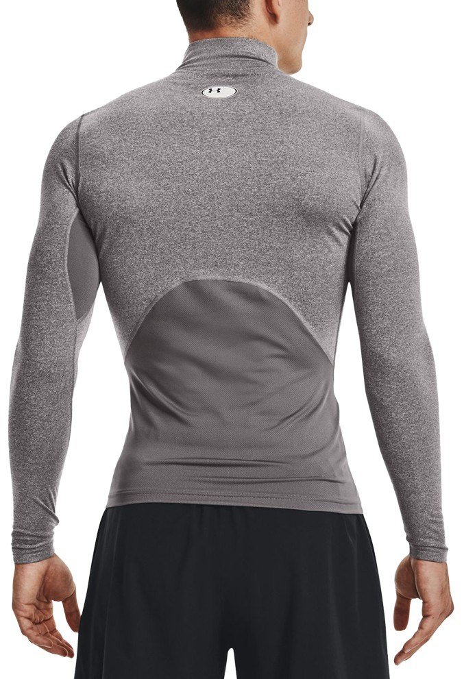 Under Armour CG Armour Fitted Mock pánske tričko, sivé