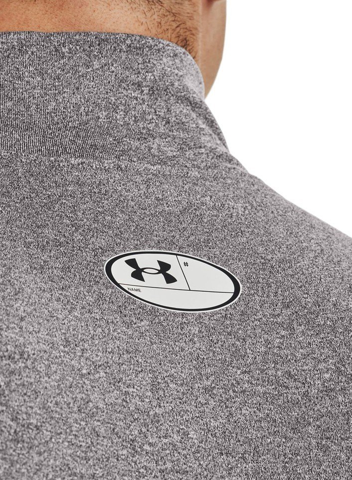 Under Armour CG Armour Fitted Mock pánske tričko, sivé