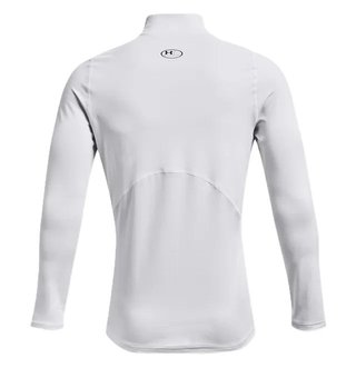 Under Armour CG Armour Fitted Mock pánske tričko, biele