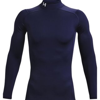 Under Armour ColdGear® Compression Mock pánsky top, modrý