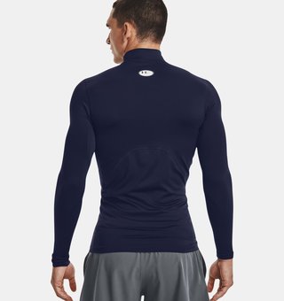 Under Armour ColdGear® Compression Mock pánsky top, modrý