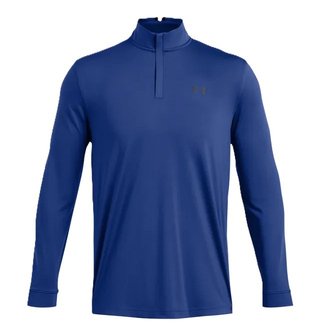 Under Armour Playoff 1/4 Zip pánska mikina, tech blue/black