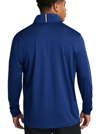 Under Armour Playoff 1/4 Zip pánska mikina, tech blue/black