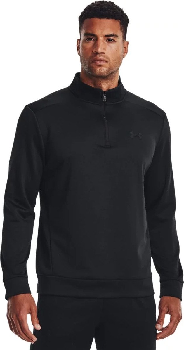 Under Armour Fleece 1/4 Zip pánska mikina, čierna