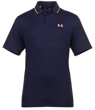 Under Armour Iso-Chill pánske polo, midnight navy/flare orange