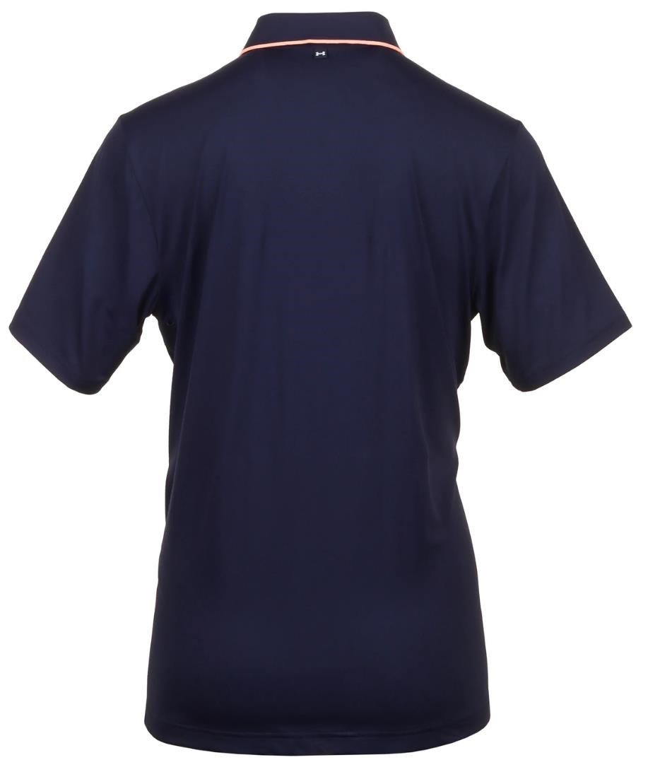 Under Armour Iso-Chill pánske polo, midnight navy/flare orange