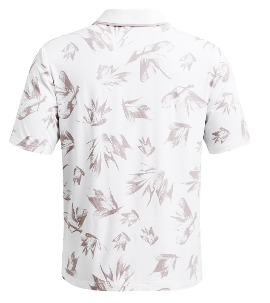 Under Armour Iso-Chill Edge pánske polo, white/tetra gray