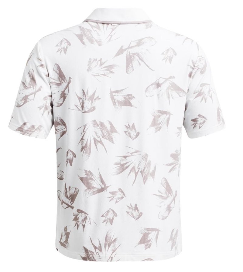 Under Armour Iso-Chill Edge pánske polo, white/tetra gray