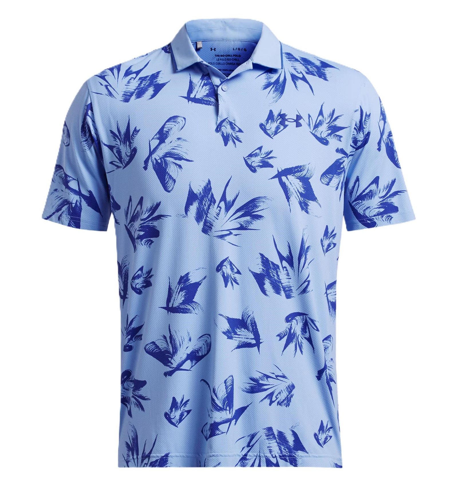 Under Armour Iso-Chill Edge pánske polo, horizon blue/tech blue