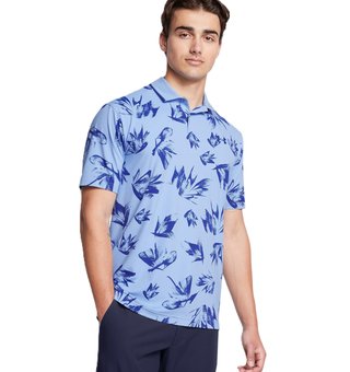 Under Armour Iso-Chill Edge pánske polo, horizon blue/tech blue