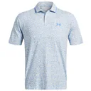 Under Armour Iso-Chill Verge pánske polo, white/retro blue