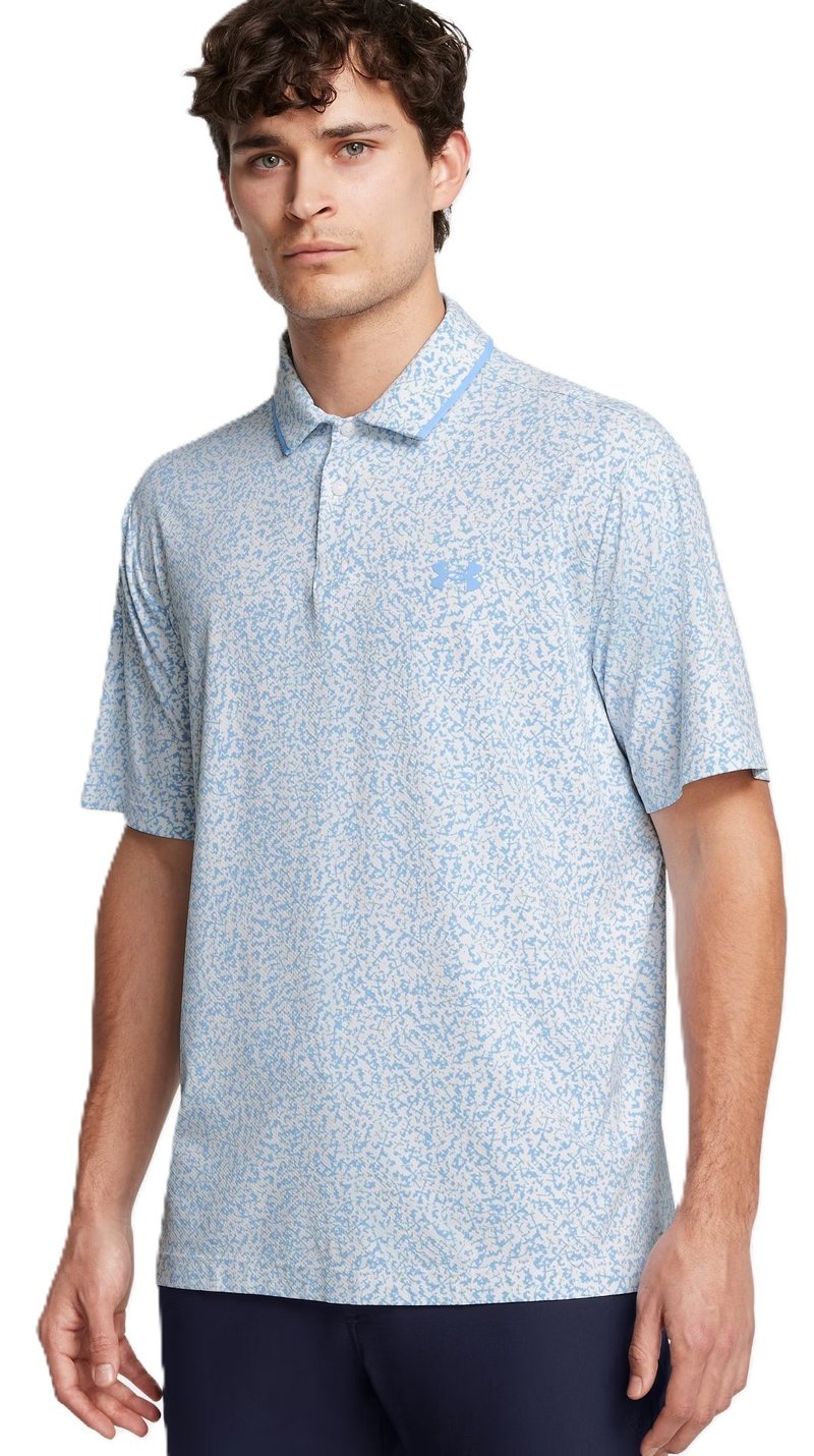 Under Armour Iso-Chill Verge pánske polo, white/retro blue