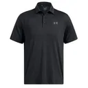 Under Armour Playoff 3.0 Printed pánske polo, čierne/antracitové/castlerock