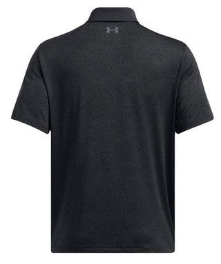 Under Armour Playoff 3.0 Printed pánske polo, čierne/antracitové/castlerock