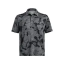 Under Armour Playoff 3.0 Printed pánske polo, čierne