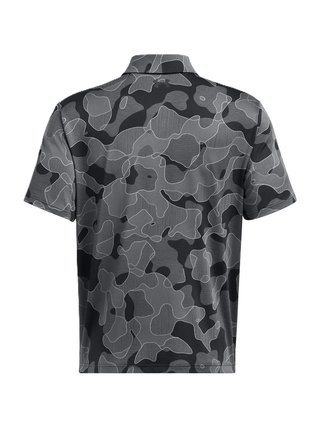 Under Armour Playoff 3.0 Printed pánske polo, čierne