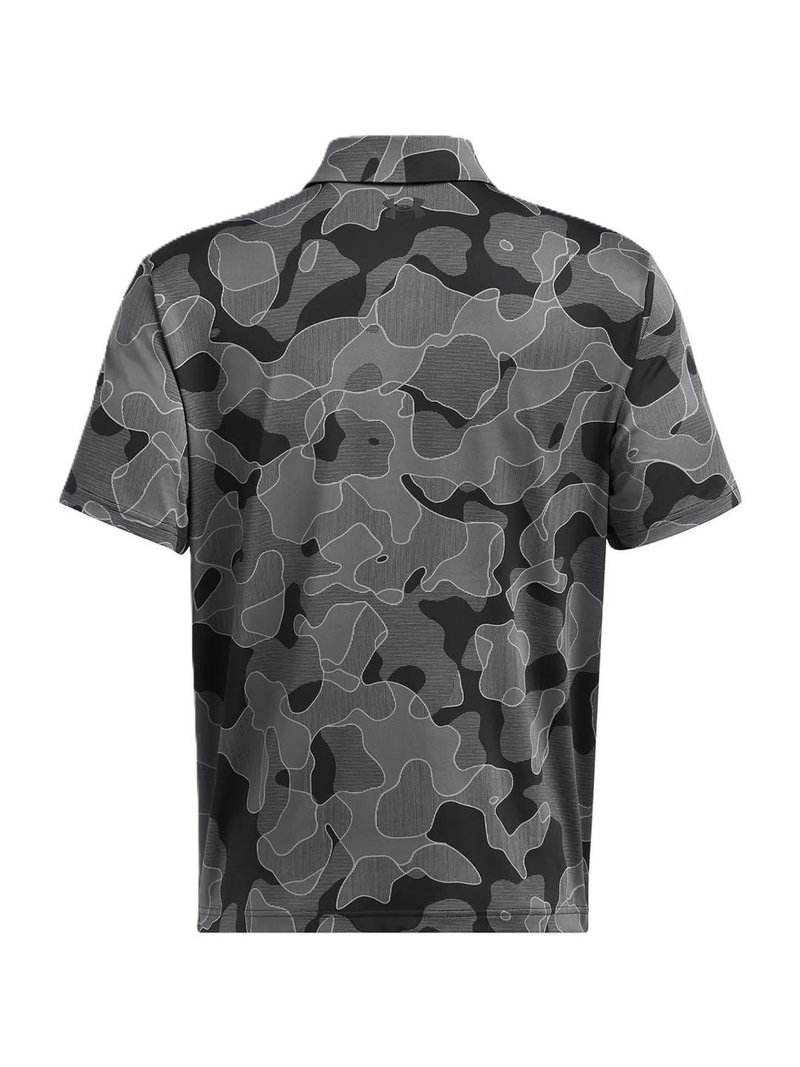 Under Armour Playoff 3.0 Printed pánske polo, čierne