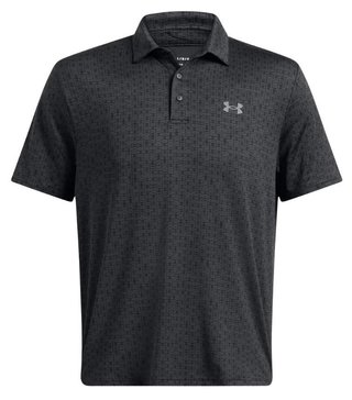 Under Armour Playoff 3.0 Printed pánske polo, anthracite/black/castlerock