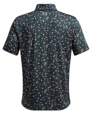 Under Armour Playoff 3.0 Printed pánske polo, midnight navy/forest green/tetra gray