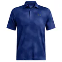 Under Armour Playoff 3.0 Printed pánske polo, blue black