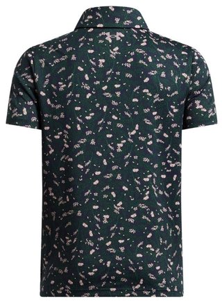 Under Armour Playoff Printed detské polo, midnight navy/forest green