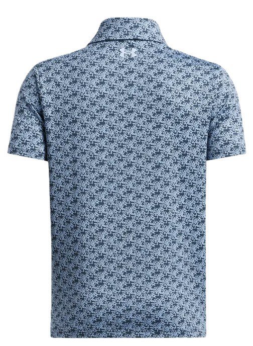 Under Armour Playoff Printed detské polo, svetlomodré