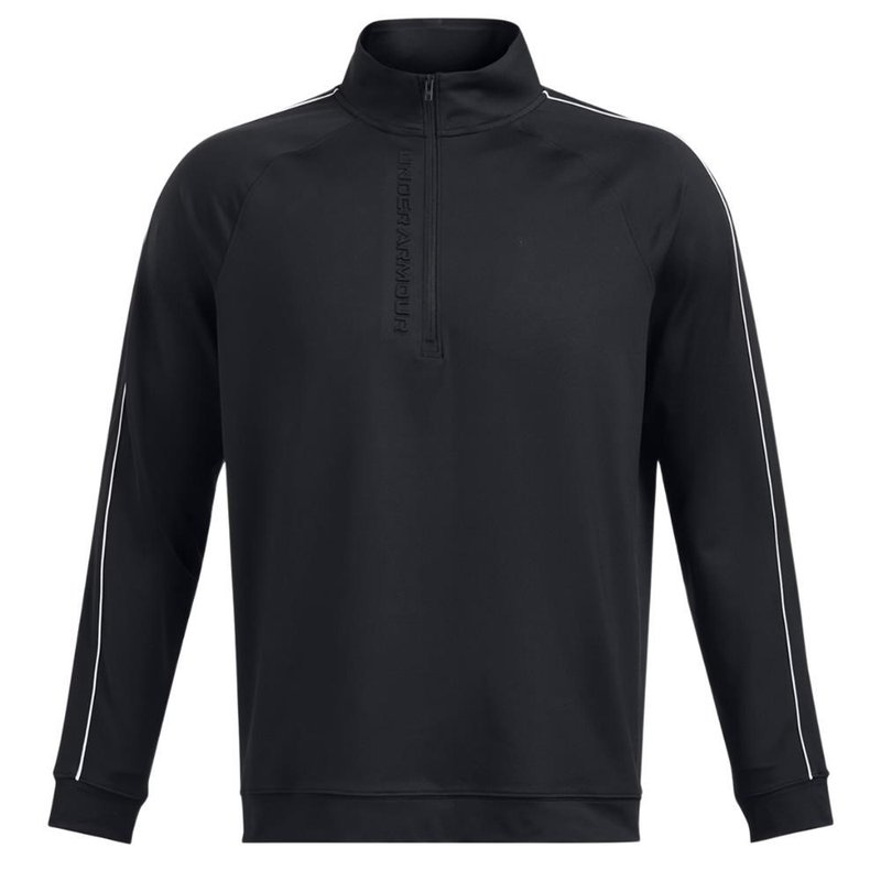 Under Armour Storm Midlayer 1/2 Zip pánska mikina, čierna/biela