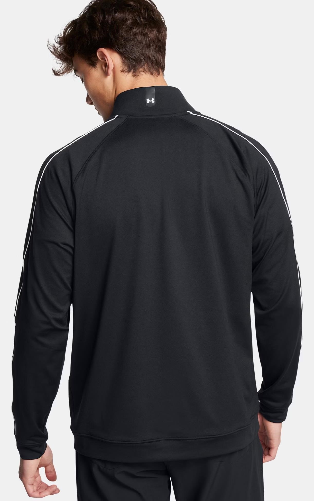 Under Armour Storm Midlayer 1/2 Zip pánska mikina, čierna/biela