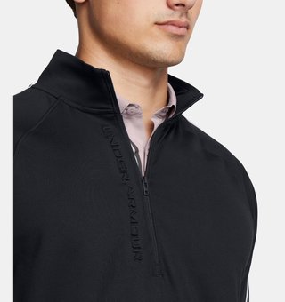 Under Armour Storm Midlayer 1/2 Zip pánska mikina, čierna/biela
