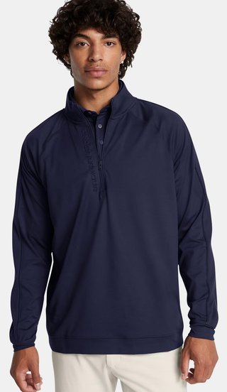 Under Armour Storm Midlayer 1/2 Zip pánska mikina, midnight navy/white