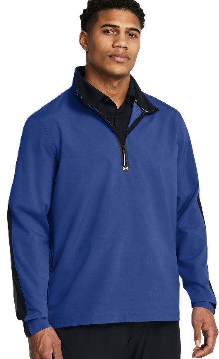 Under Armour Storm Windstrike 1/2-Zip pánska bunda do vetra, modrá