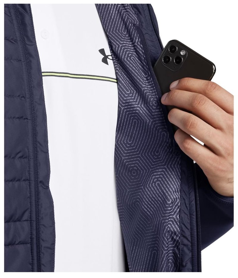 Under Armour Drive Pro Insulated pánska bunda, midnight navy/metallic silver