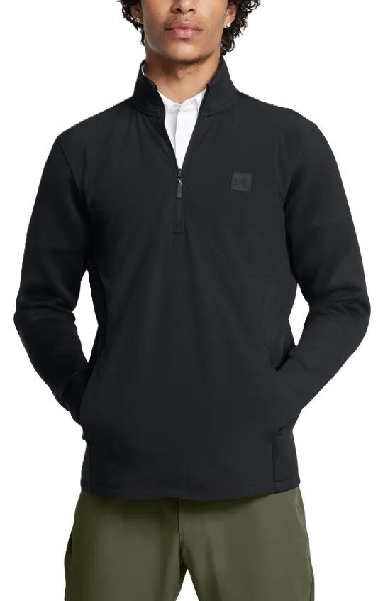Under Armour Drive Pro Storm Hybrid 1/2-Zip pánska mikina, čierna