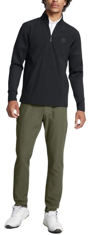 Under Armour Drive Pro Storm Hybrid 1/2-Zip pánska mikina, čierna