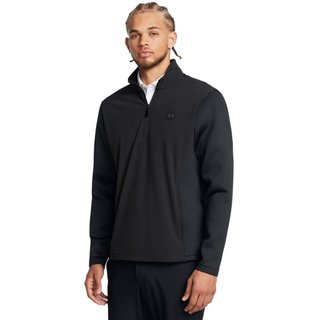 Under Armour Drive Pro Storm Hybrid 1/2-Zip pánska mikina, antracitová/čierna/metalická strieborná