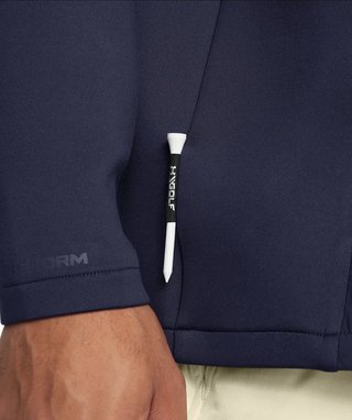 Under Armour Drive Pro Storm Hybrid 1/2-Zip pánska mikina, midnight navy