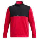 Under Armour Drive Storm SweaterFleece pánska mikina, červeno/čierna