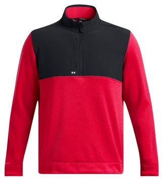 Under Armour Drive Storm SweaterFleece pánska mikina, červeno/čierna
