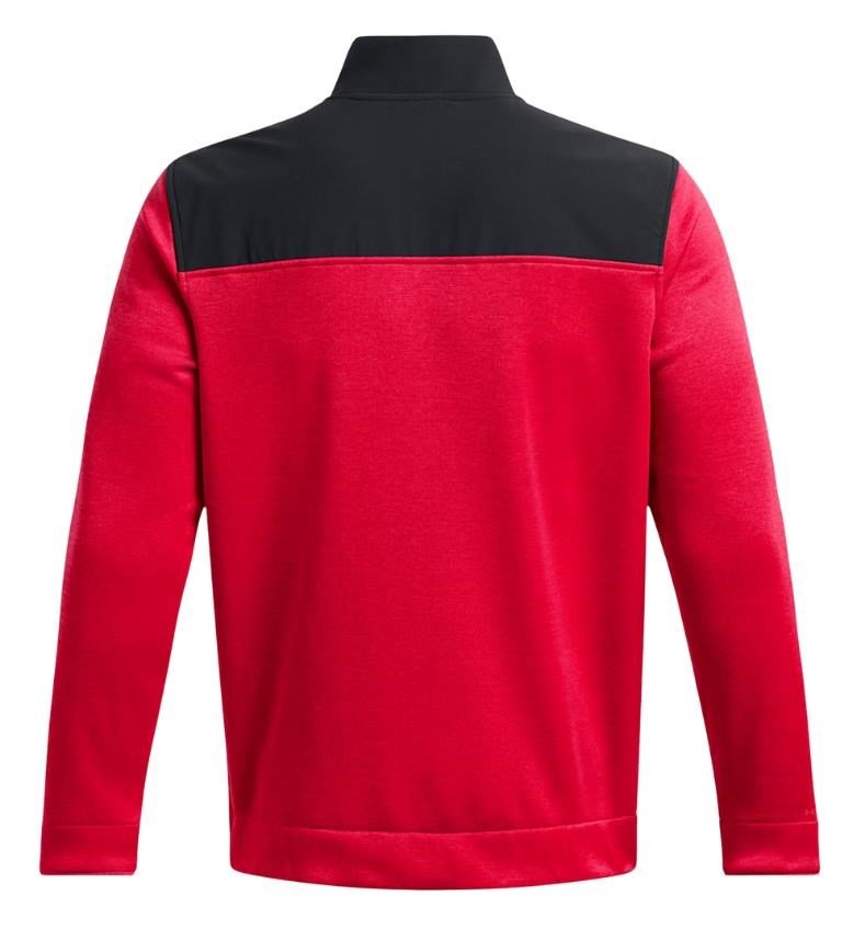 Under Armour Drive Storm SweaterFleece pánska mikina, červeno/čierna