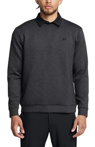 Under Armour Drive Midlayer Crew pánska mikina, čierna
