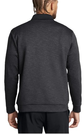 Under Armour Drive Midlayer Crew pánska mikina, čierna