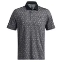 Under Armour Playoff 3.0 Check Jaquard pánske polo, čierno/biele