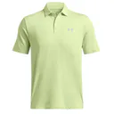 Under Armour Playoff 3.0 Check Jaquard pánske polo, retro green/white/forest green