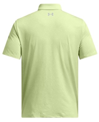 Under Armour Playoff 3.0 Check Jaquard pánske polo, retro green/white/forest green