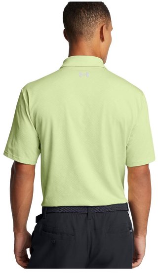 Under Armour Playoff 3.0 Check Jaquard pánske polo, retro green/white/forest green