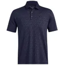 Under Armour Playoff 3.0 Check Jaquard pánske polo, midnight navy