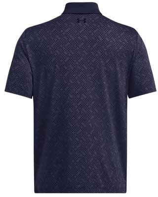 Under Armour Playoff 3.0 Check Jaquard pánske polo, midnight navy