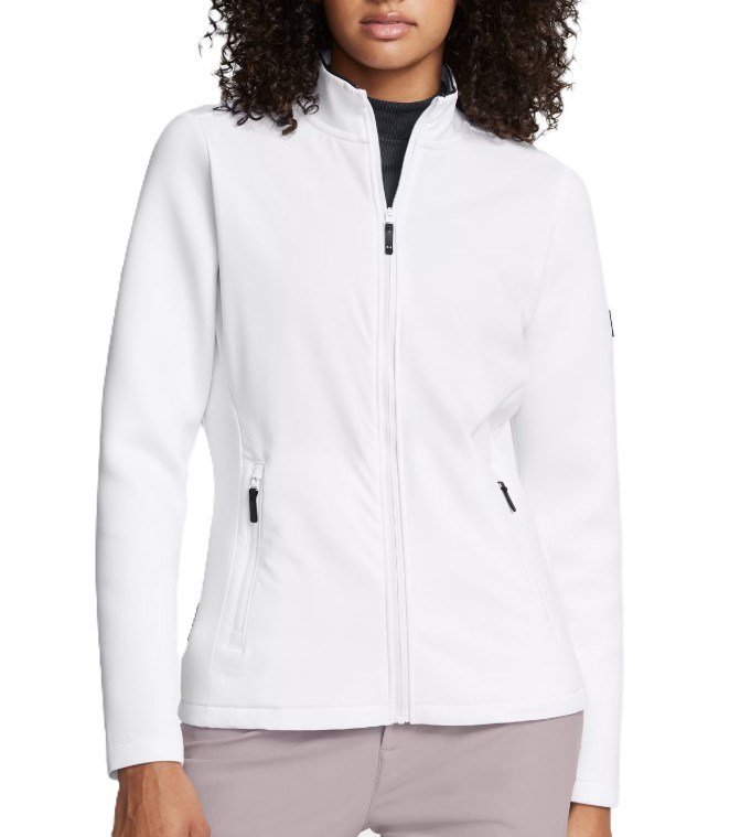 Under Armour Drive Pro Storm Hybrid full zip dámska bunda, biela